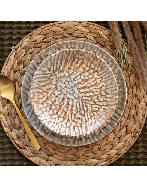 6 Suppenteller
Bernstein 20,5 cm aus Steinzeug
Braun und Beige