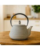 Théière Sencha 1L En Fonte Grise