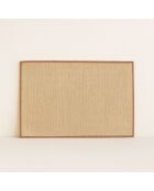 6 Set De Table Ourlet
45X30Cm En Jute Naturel
Avec Contour Marron