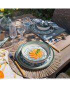 6 Coupelles Capria
20Cm En Faience Vert