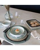 6 Coupelles Capria
20Cm En Faience Vert