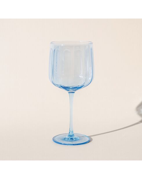 4 Verres À Pied
Riviera 49Cl En Verre
Bleu