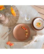 6 Assiettes Plates
Arita 27Cm En Grès
Marron