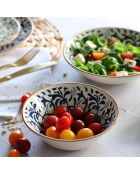 6 Assiettes Creuses
Héraclée 20Cm En Grès
Décor Vert