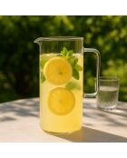 Pichet 1L00
En Verre Borosilicate
Avec Anse