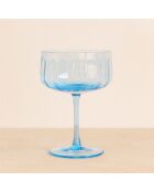 4 Coupes Riviera
36.5Cl En Verre Bleu