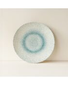 6 Assiettes Creuses
Aqua 21Cm En Porcelaine
Blanc Et Bleu