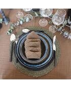 6 Sets De Table Luna
Rond 38Cm En Jonc De Mer
Naturel Et Vert
