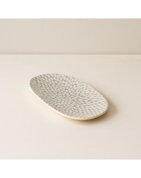 6 Assiettes Ovales
Jasmin 23.5X13.5Cm En
Porcelaine Blanc