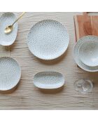 6 platos ovalados
Jazmín de 23,5 x 13,5 cm
Porcelana blanca