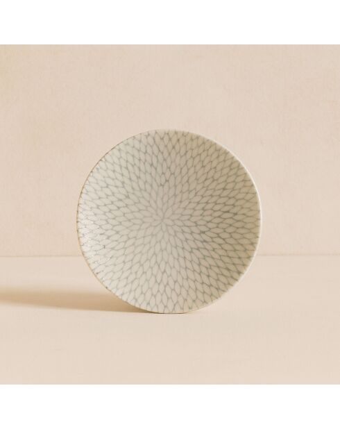 6 Coupelles Jasmin
15Cm En Porcelaine Blanc