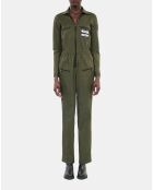 Combinaison The Kooples x Carolina Ritzler en coton kaki