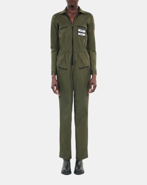 Combinaison The Kooples x Carolina Ritzler en coton kaki