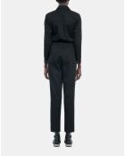 Combinaison The Kooples x Carolina Ritzler en coton noire