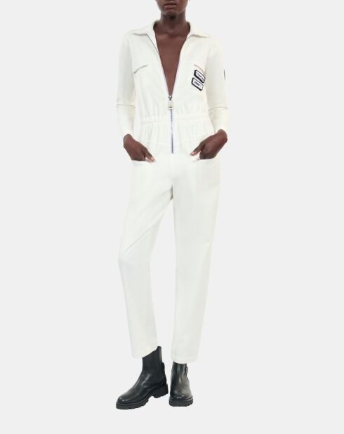 Combinaison The Kooples x Carolina Ritzler en coton écrue