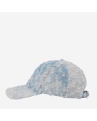 Casquette en denim  avec étoiles bleue