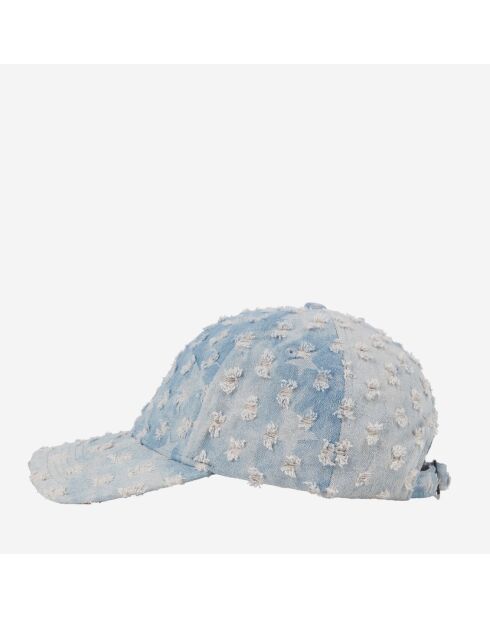 Casquette en denim  avec étoiles bleue