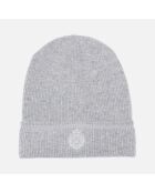 Bonnet en cachemire mélangé gris