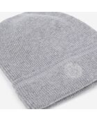 Bonnet en cachemire mélangé gris