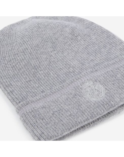 Bonnet en cachemire mélangé gris