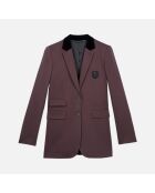 Veste tailleur 100% laine marron