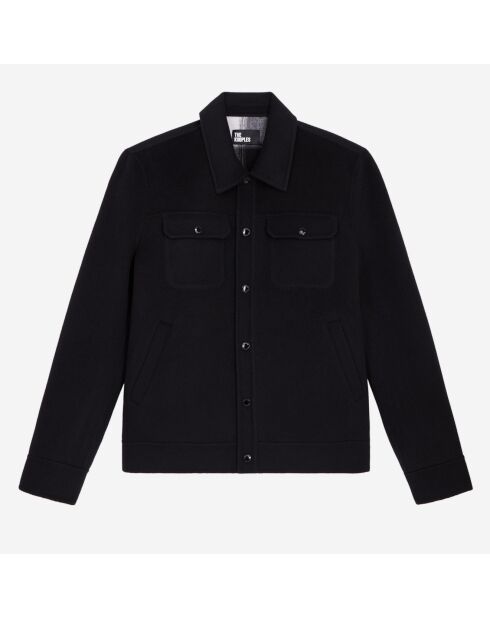 Blouson style surchemise noir