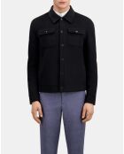 Blouson style surchemise noir