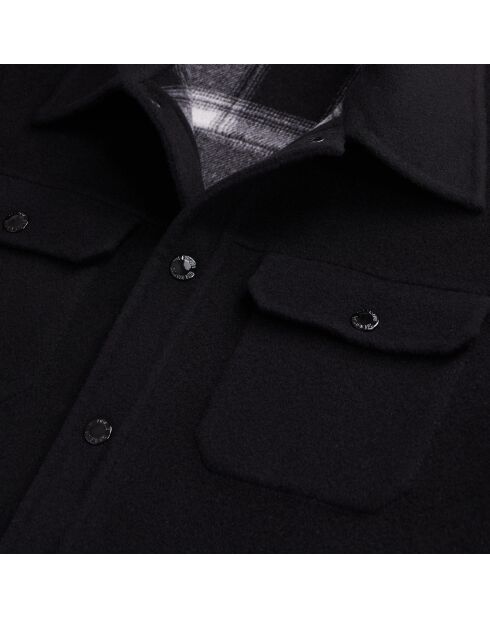 Blouson style surchemise noir