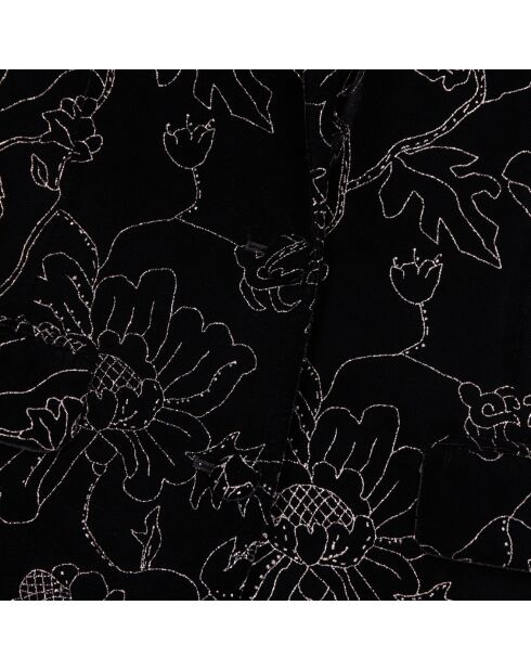 Veste tailleur en velours noire
