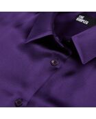 Chemise 100% soie violette