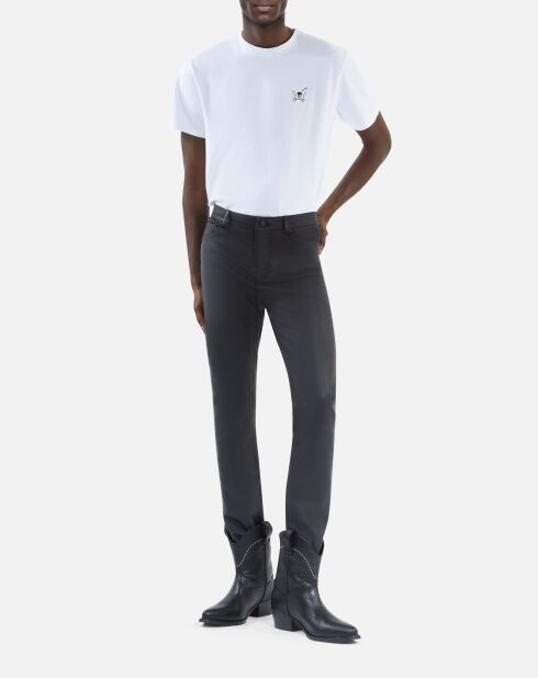 Bottes western en cuir noires