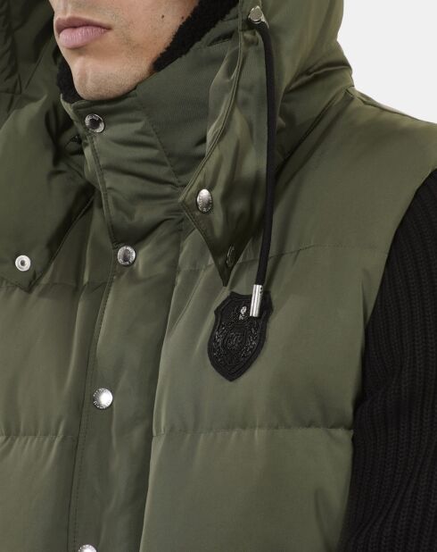 Doudoune sans manches kaki