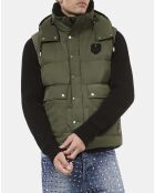 Doudoune sans manches kaki