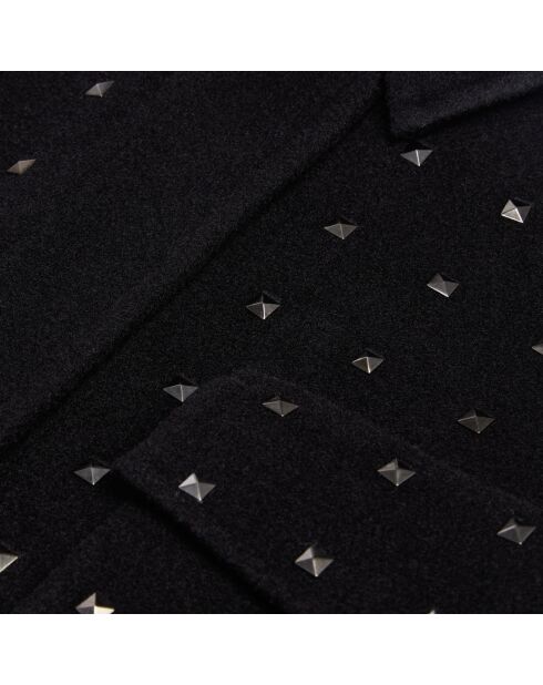 Blouson type surchemise avec studs noir