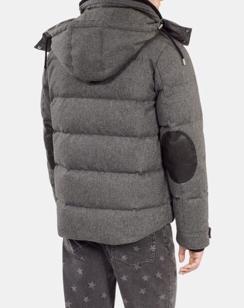 Doudoune   en flanelle gris clair