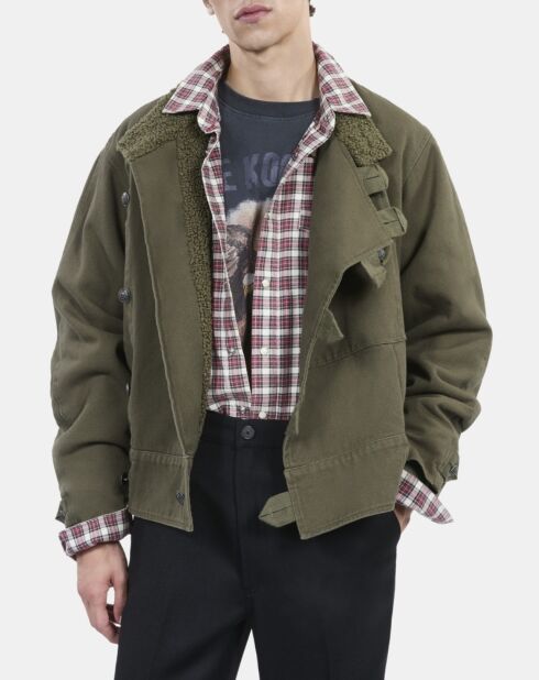 Blouson style officier kaki