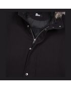 Parka à capuche noire