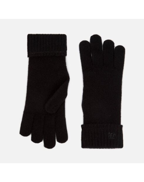 Gants en cachemire noirs