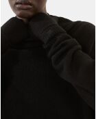 Gants en cachemire noirs