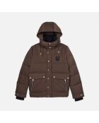 Doudoune Blason marron
