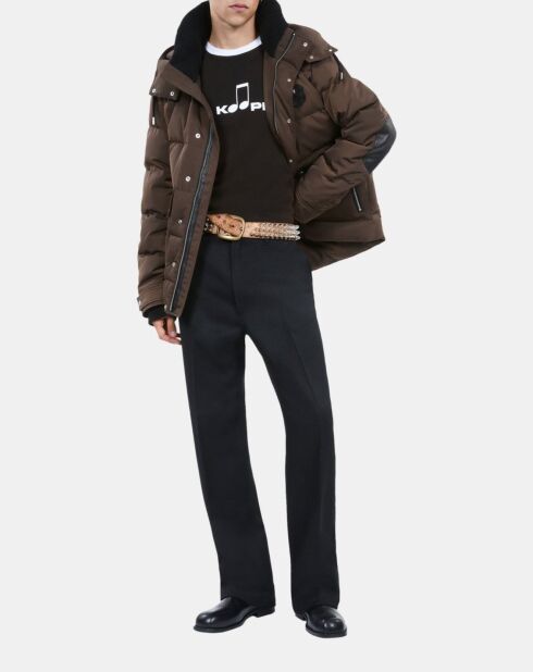 Doudoune Blason marron