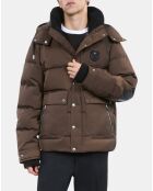 Doudoune Blason marron