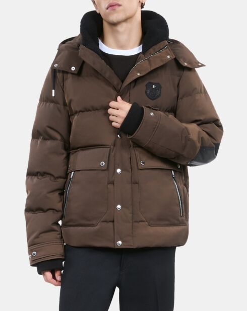 Doudoune Blason marron