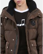 Doudoune Blason marron