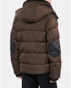 Doudoune Blason marron