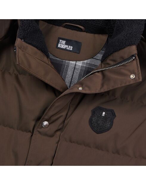 Doudoune Blason marron