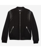 Blouson avec studs noir
