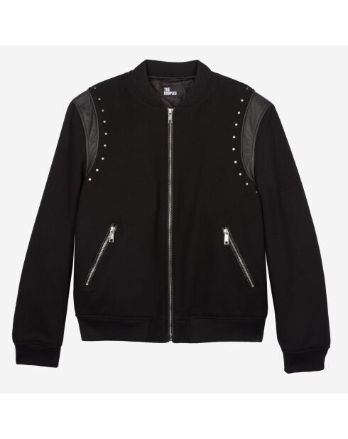 Blouson avec studs noir