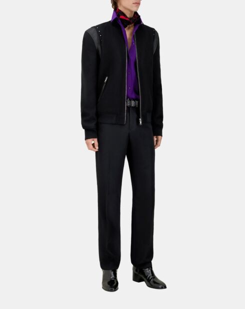 Blouson avec studs noir