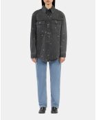 Surchemise en denim grise